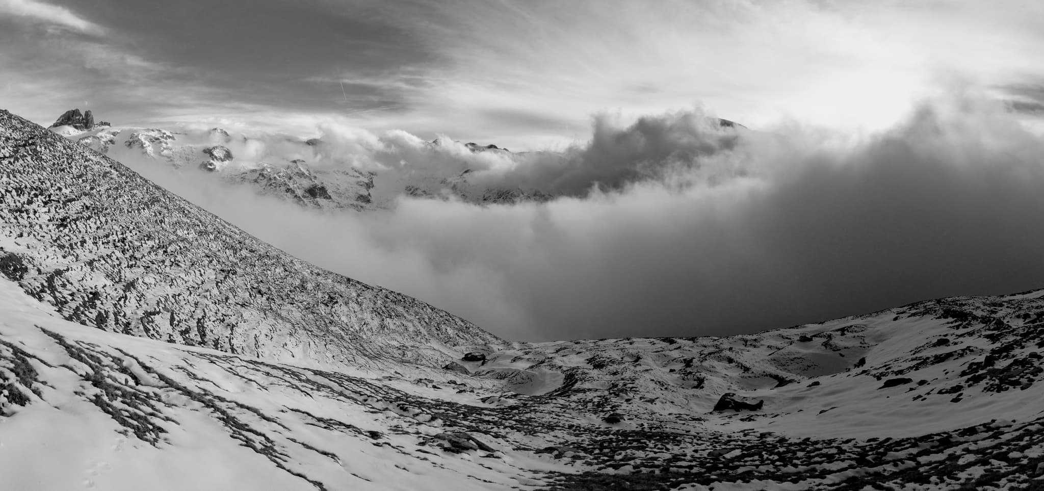 Cover photo of a snowy mountain landscape